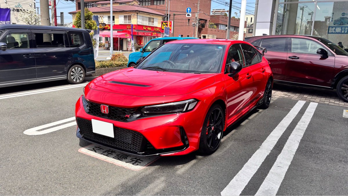 シビックタイプR、3年3ヶ月待って遂に納車になりました🥰ボディカラー