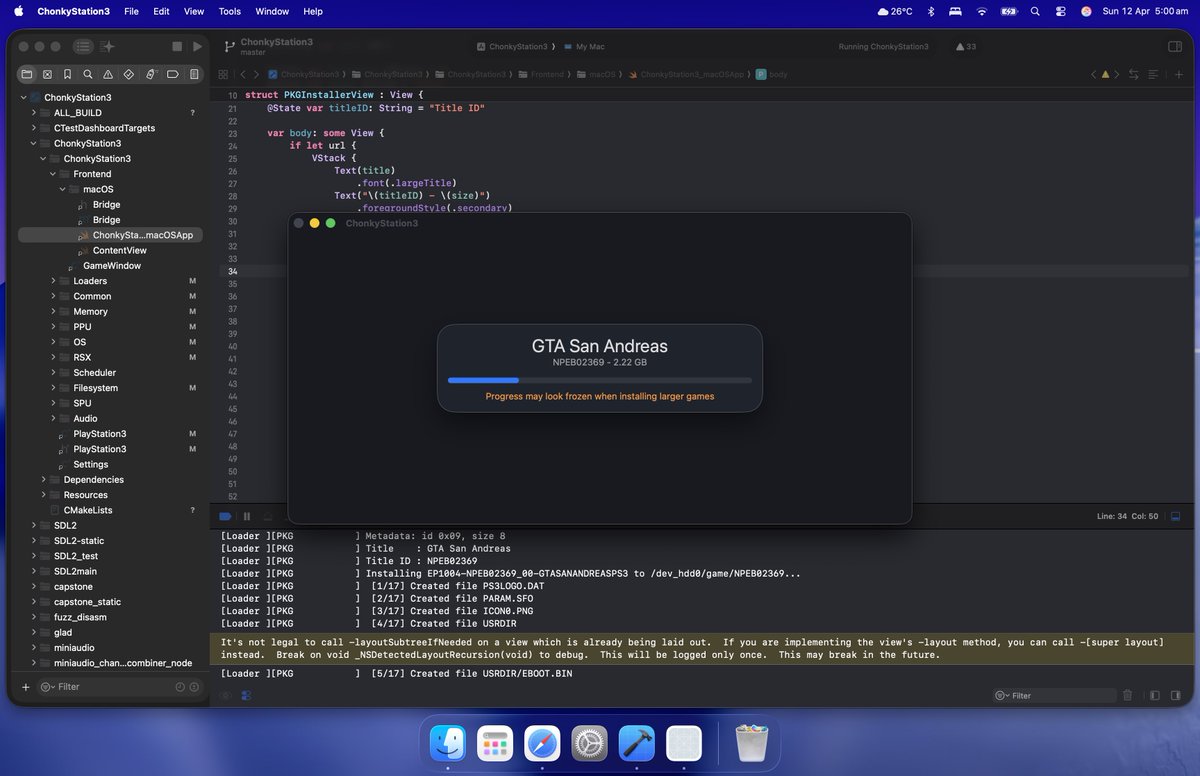 antique_codes's tweet image. ChonkyStation3 by Liuk

Started adding a native SwiftUI frontend for macOS and several implementations fixing fl0w rendering issues

github.com/jarrodnorwell/…