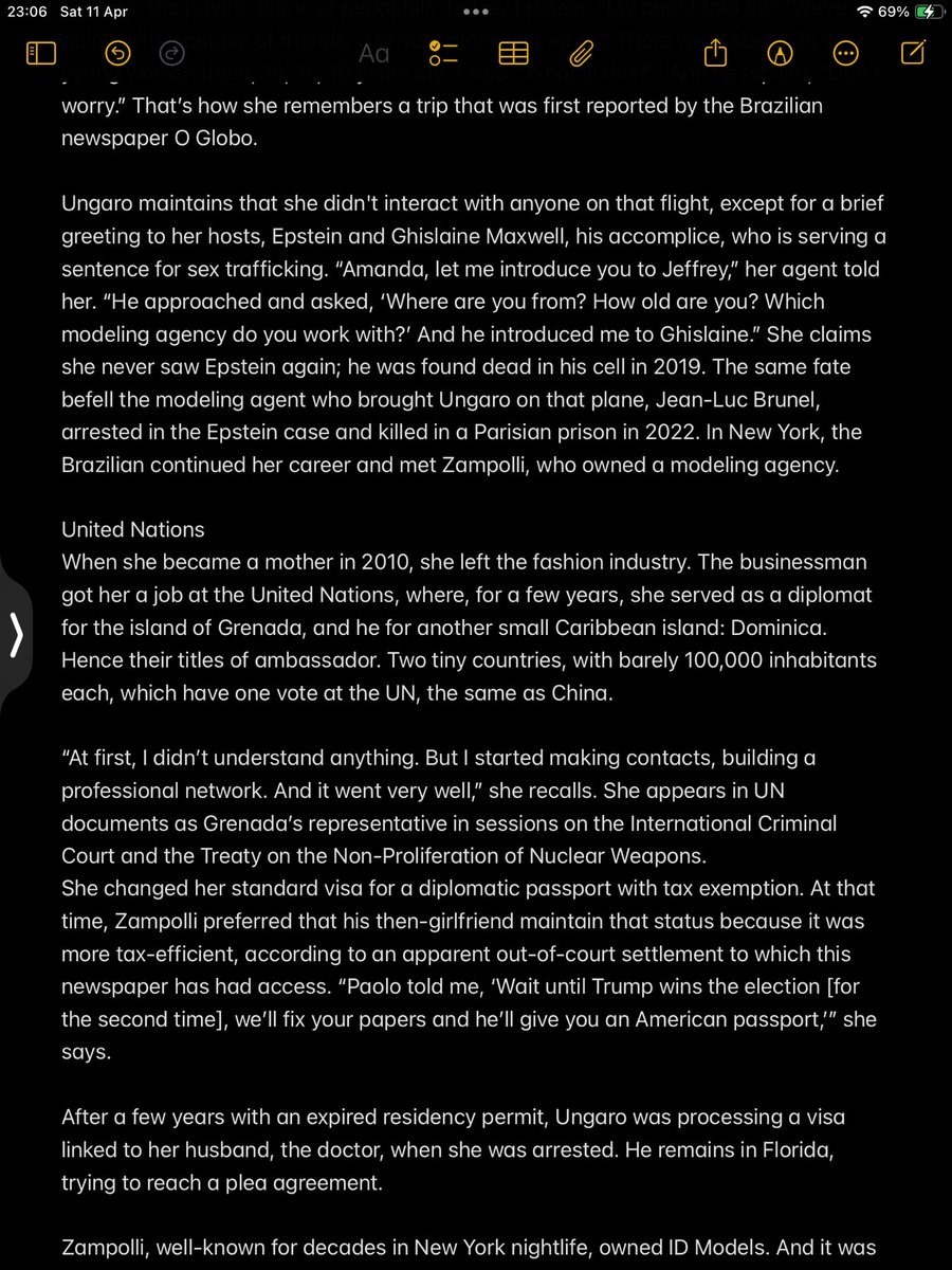 TropicalVertic1's tweet photo. @anthon7yandrews Unpaywalled and run through Google Translate: Amanda Ungarao interview in El Pais https://t.co/1VJD9KH14R https://t.co/IJMxShluvb