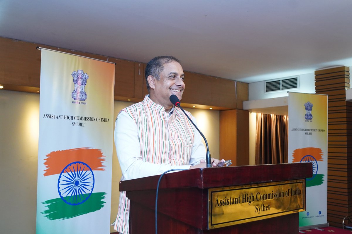 ahcisylhet's tweet photo. AHCI Sylhet observed 77th Foundation Day of @ICCR in the presence of ICCR scholars with Shri Abdul Quyum Chowdhury, SCC Chairman as Chief Guest. Prominent cultural personalities made the day remarkable with their outstanding performances. 1/2

@MEAIndia 
@ihcdhaka 
@iccr_hq https://t.co/3ClR2Krge6