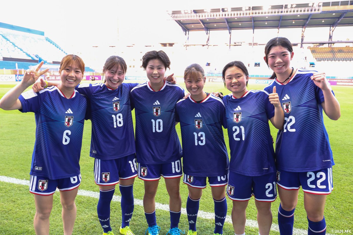 🏆AFC U20女子アジアカップタイ2026 𝙎𝙢𝙞𝙡𝙚😊💙 U-20女子ワールドカップ出場決定🌍🎟️ 本戦は2026年9月、ポーランドで開催 ...
