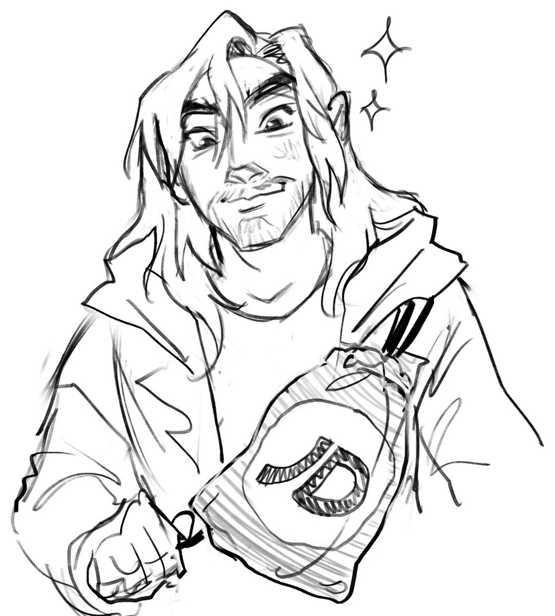urangelcake's tweet image. Modern Kili with the JD bag after agreeing he’d love sports direct 😭 #lotr #hobbit #kili