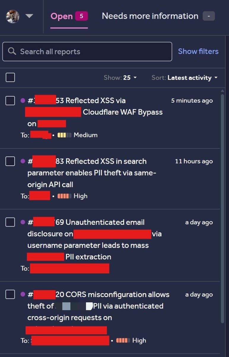 BoDresha's tweet photo. Ran Claude Code as an autonomous bug bounty agent overnight.
4 parallel agents hunting XSS, IDOR, SSRF &amp; subdomain takeover.
Woke up to High/Medium findings already submitted. 🤖🔍
#BugBounty #ClaudeCode #CyberSecurity https://t.co/izRtBht0fL