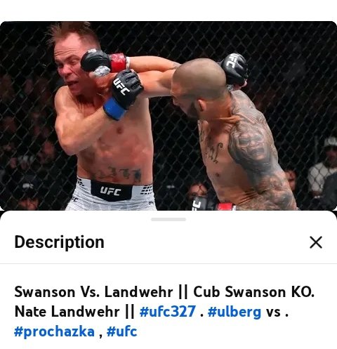 Evode9373's tweet photo. Swanson Vs. Landwehr || Cub Swanson KO. Nate Landwehr || #ufc327 . #ulberg vs . #prochazka , #ufc 

click here 👇 🇺🇲. Kanda hano 👇 🇷🇼 🇧🇮 🇳🇬 🇿🇦 🇹🇿 🇺🇬 

https://t.co/14oUPCQ9Go https://t.co/EANA5Ir3Zw