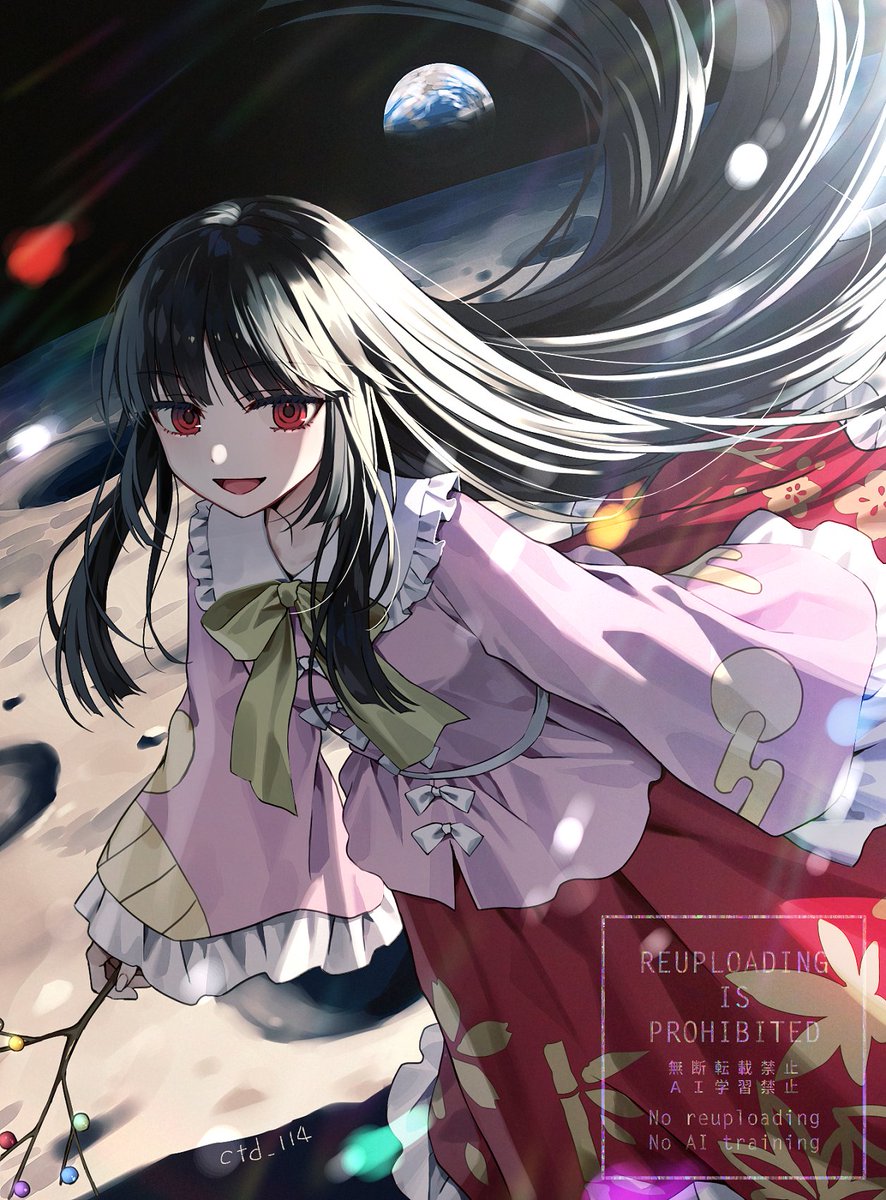 ctd_114's tweet image. 輝夜ちゃん　#東方Project