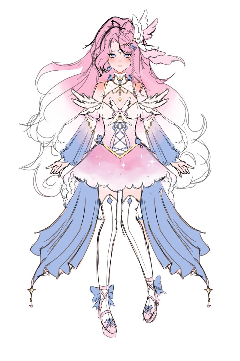 ୧ ‧₊˚ 🩷🪽⋅ ʚ Kream || VGen comms closed ɞ tweet media