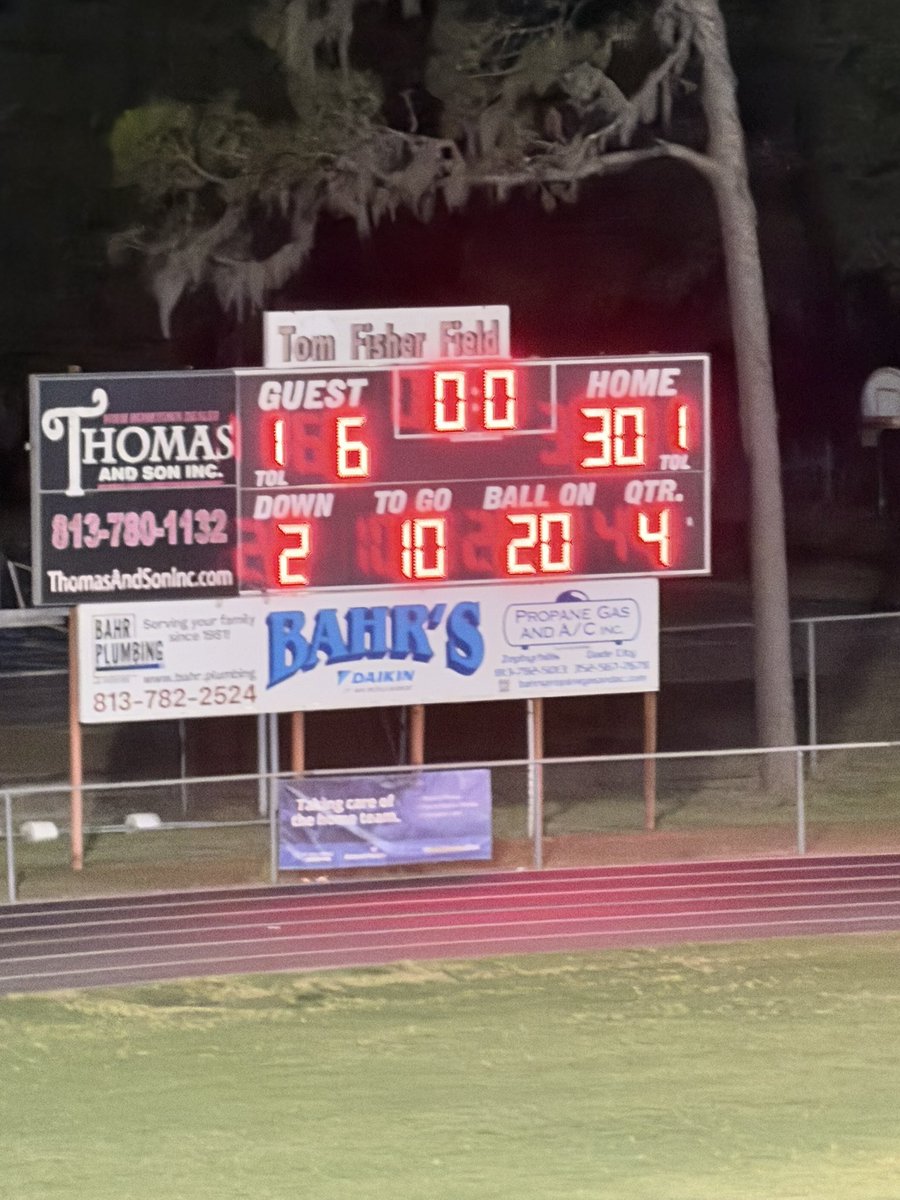 TerryMoJr63's tweet photo. That’s a wrap in Zephryhills @centralFLeagles 30 Tampa Bay Tigers 6. https://t.co/aBx9T2MBej
