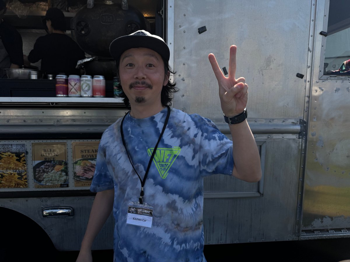 tatsuya_camp's tweet image. 会いにきた‼️
最高のイベント日和😆
 #offthegrid #町田シバヒロ