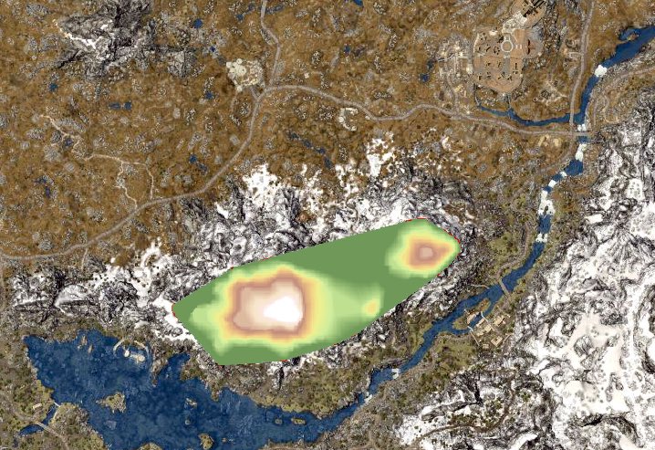 Tunnelsnakefool's tweet image. Test complete I can extract elevation data from Skyrim. Going to take a LONG time to get it to where I can model weather and hydrology etc. But it is very very possible. Also something that I can now apply to any game map fictional or real. #skyrim