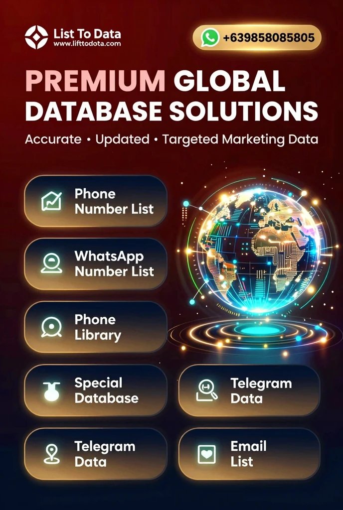 ListtoDatab's tweet photo. #listtodata
#phonenumberdata
#whatsappdata
#telegramdata
#emaildata
#gamblingdata
#shop
List to Data is a powerful solution for transforming raw lists into structured, actionable data. 
Whatsapp: +639858085805
Telegram: @xhie01
https://t.co/fqsp8kHBFZ https://t.co/FaCdNcQtpI