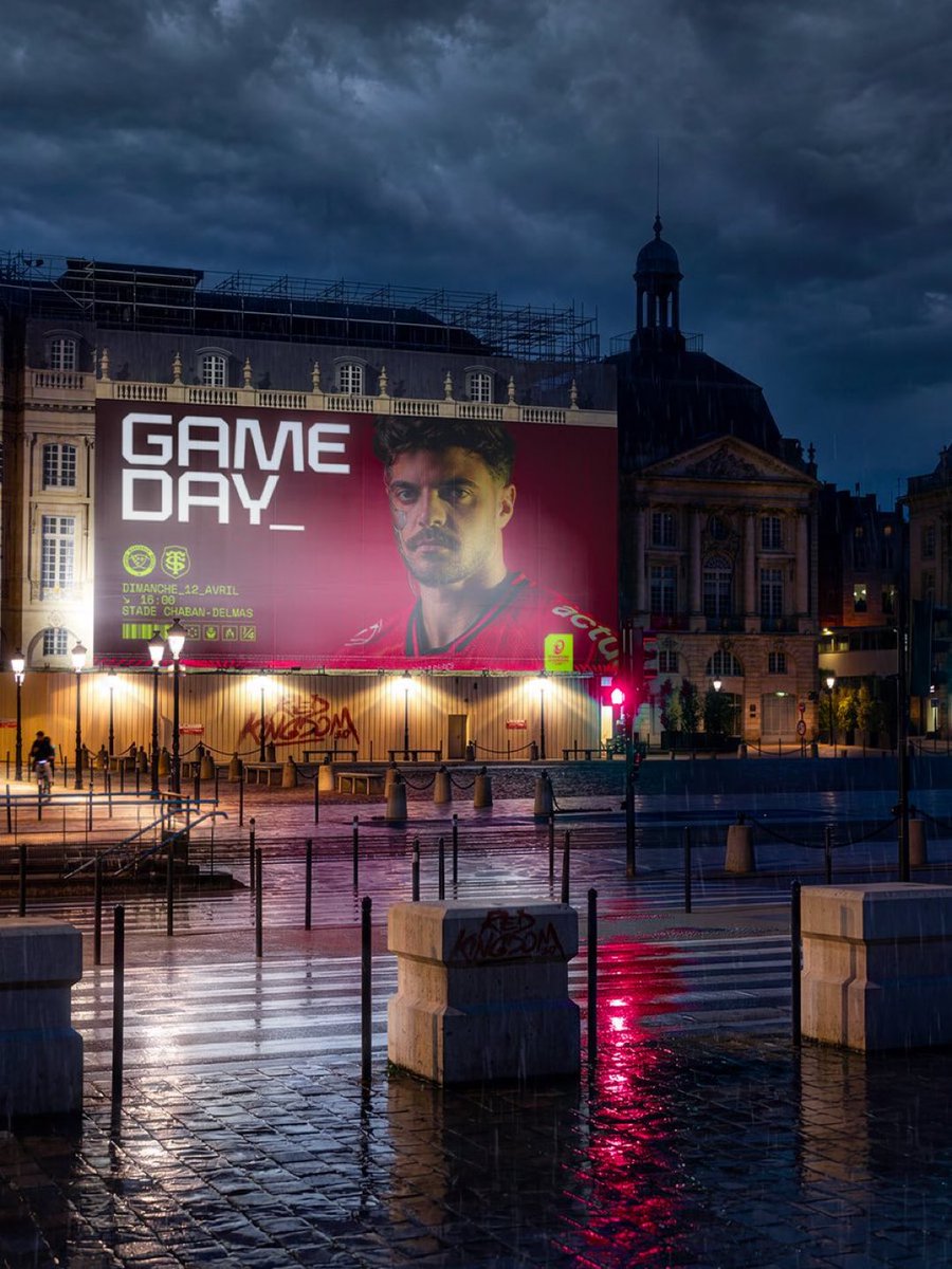 Jour de match, jour de quart de finale.

Allez le Stade, allez les gars!!!

🔴⚫️
#UBBST #stadetoulousain