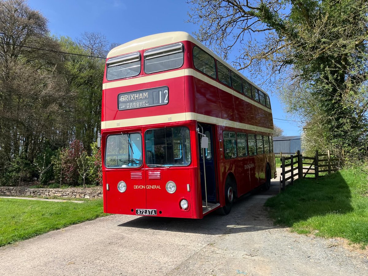 DevonGeneralOT's tweet photo. We are keen to reinstate 872 ATA's original dual destination blind display, but we need to source or re-make some components, so as a short-term measure, we have fixed two original destination blinds in place to give a visually authentic appearance.
Picture credit: Terry Bennett https://t.co/KCvev0rO63