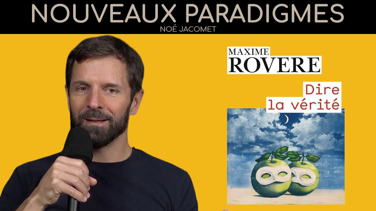 Cette semaine dans 🎧 Nouveaux Paradigmes 🦉 🦊 je recevais Maxime Rovère pour parler de son dernier livre "Dire la vérité". On discute fake news, distinction entre "réalité" et "vérité", éthique interactionnelle et plus encore !

Liens dans les posts suivants ⤵️