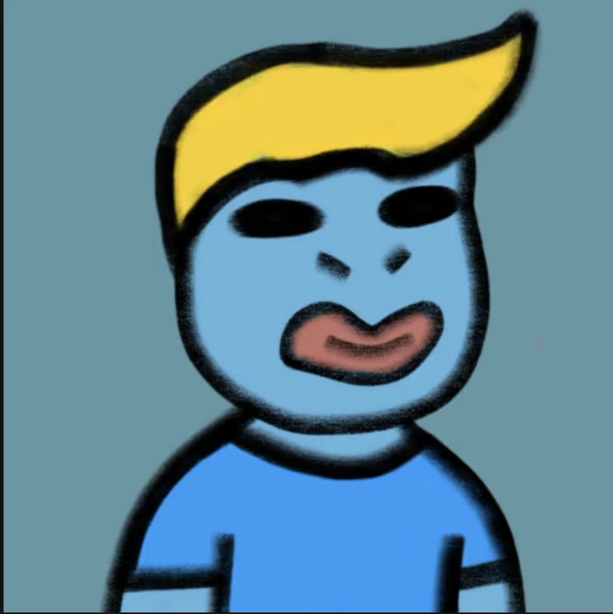 EnFTeesse's tweet photo. I’ve been watching some TabCorp employees post about how the dev rugged some collection….
I guess I’m a BadFrog now too..
#BadFrog 🐇 https://t.co/ZzX0G4o2zy