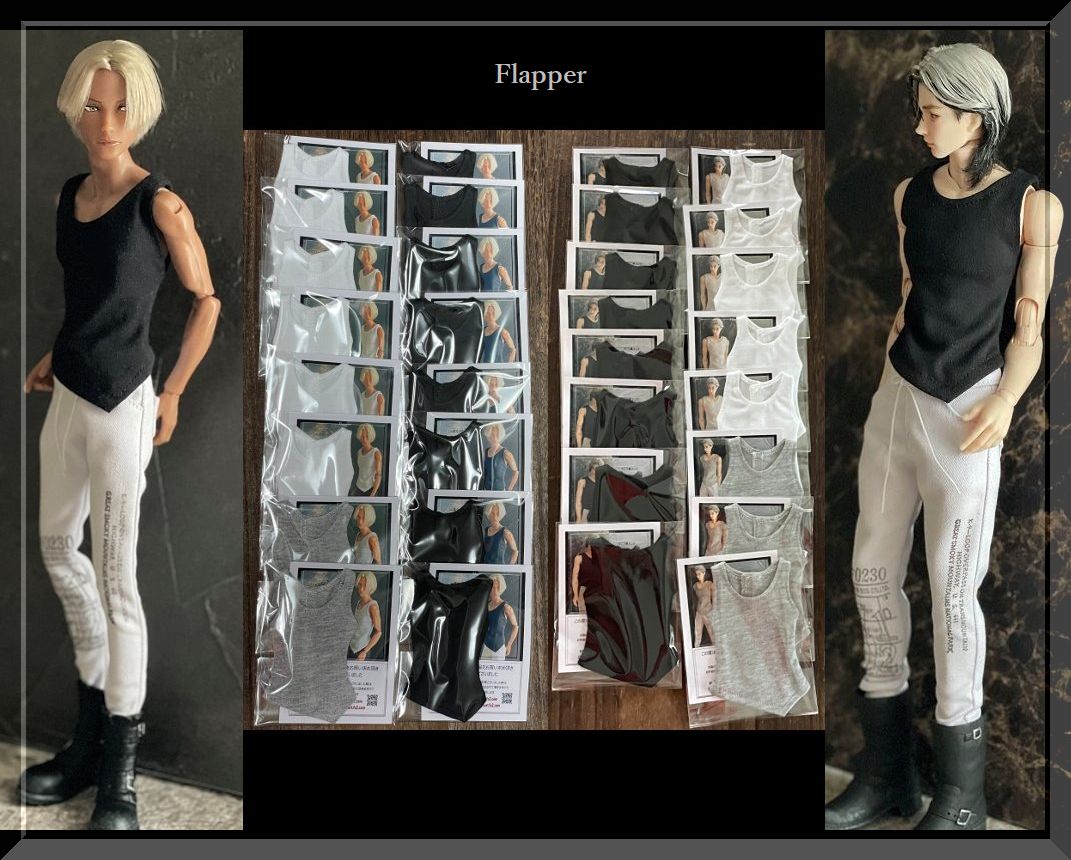 本日
タンク3色 単品購入
再販一部を発送致しました

只今ハーネスレーシーT製作中です

SHOP flappersewing.cart.fc2.com

#六分の一男子図鑑 
#六分の一男子図鑑エイト 
#六分の一男子図鑑ナイン
#オビツ30