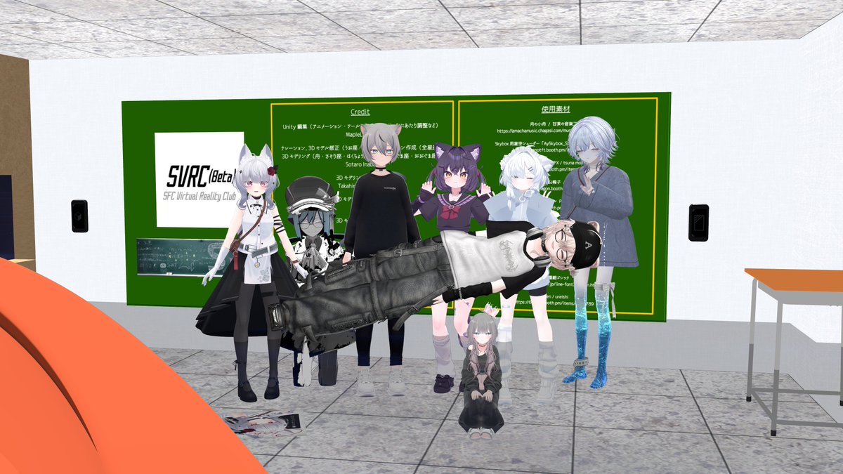 sfcvr's tweet photo. こんにちは！SVRCです

昨日の隔週定例活動では、新歓や今年の七夕祭の構想を兼ねて、かつてSVRCが制作したワールドを観に行きました！

こちらは2022年七夕祭向けに制作した「天の川星座巡りツアー」というパーティクルライブ形式のワールドです🌌
https://t.co/ARABqyTiea https://t.co/gPS2HLX0yJ