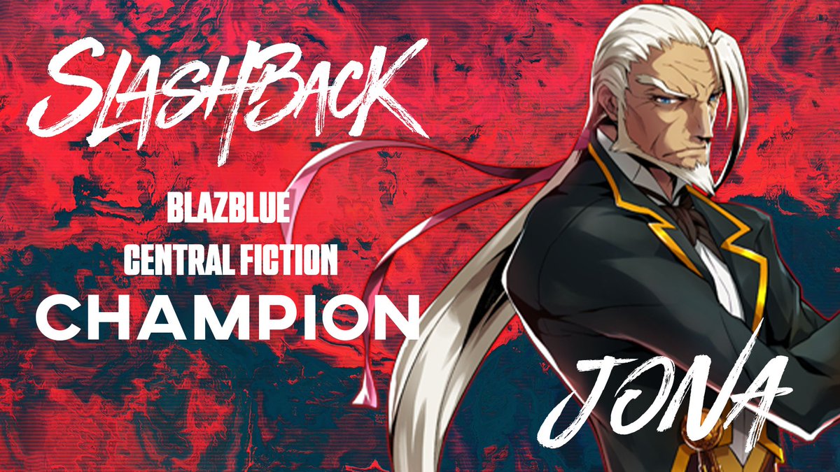 Congratulations to <a href="/vcJonaKim/">Jona (ジョナ)</a> for winning Blazblue Central Fiction at Slashback 2026! #Slashback2026 #スラッシュバック26 #BBCF

Final Results:
🏆 - Jona
🥈 - Betadood
🥉 - DGF
4⃣ - Quetzalgoatl
5⃣ - BeautifulDude / Ruka
7⃣ - Jiv / V3ndetta