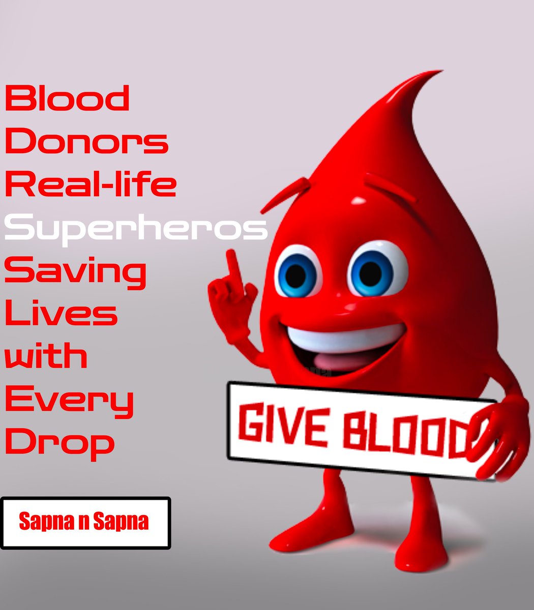 Sapna_n_Sapna's tweet image. Give a drop, give a chance at life
End someone’s pain, their silent strife
In every vein, your kindness stays alive

रक्तदान है महादान-Donate Blood - ORGAN DONATION AWARENESS
#DonateOrganSaveLife #donateblood #donateeyes