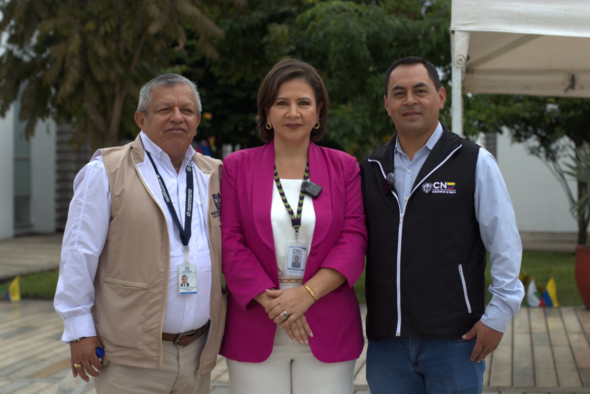 CNE_COLOMBIA's tweet photo. #CNEConLasRegiones | En #Cauca, aliados tecnológicos del CNE y el Tribunal Seccional de Garantías hacen presencia en el departamento, para trabajar de forma articulada con autoridades locales de cara a las elecciones presidenciales. #LegitimidadYTransparencia https://t.co/kjGDGc5xIO