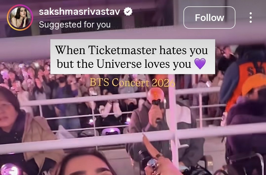 She also attend the concert GOD ME WHEN 😭😭😭😭😭?.??????