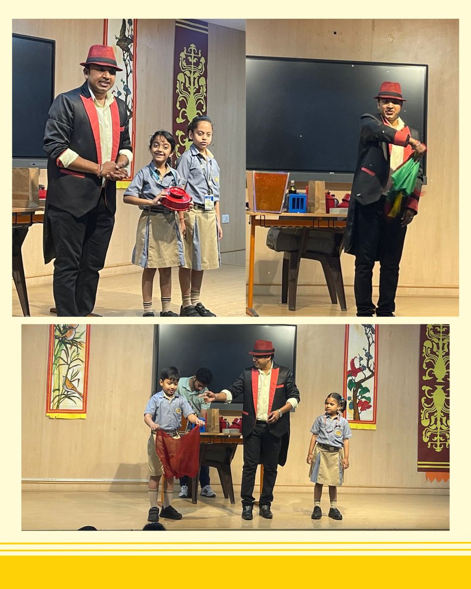 SpsMayurVihar's tweet image. Abracadabra moments and magical smiles! 📷📷
#MagicShow #LittleMagicians #WonderAndJoy #SchoolFun #SalwanPublicSchool #MayurVihar #ECD #MagicalMoments #HappyKids