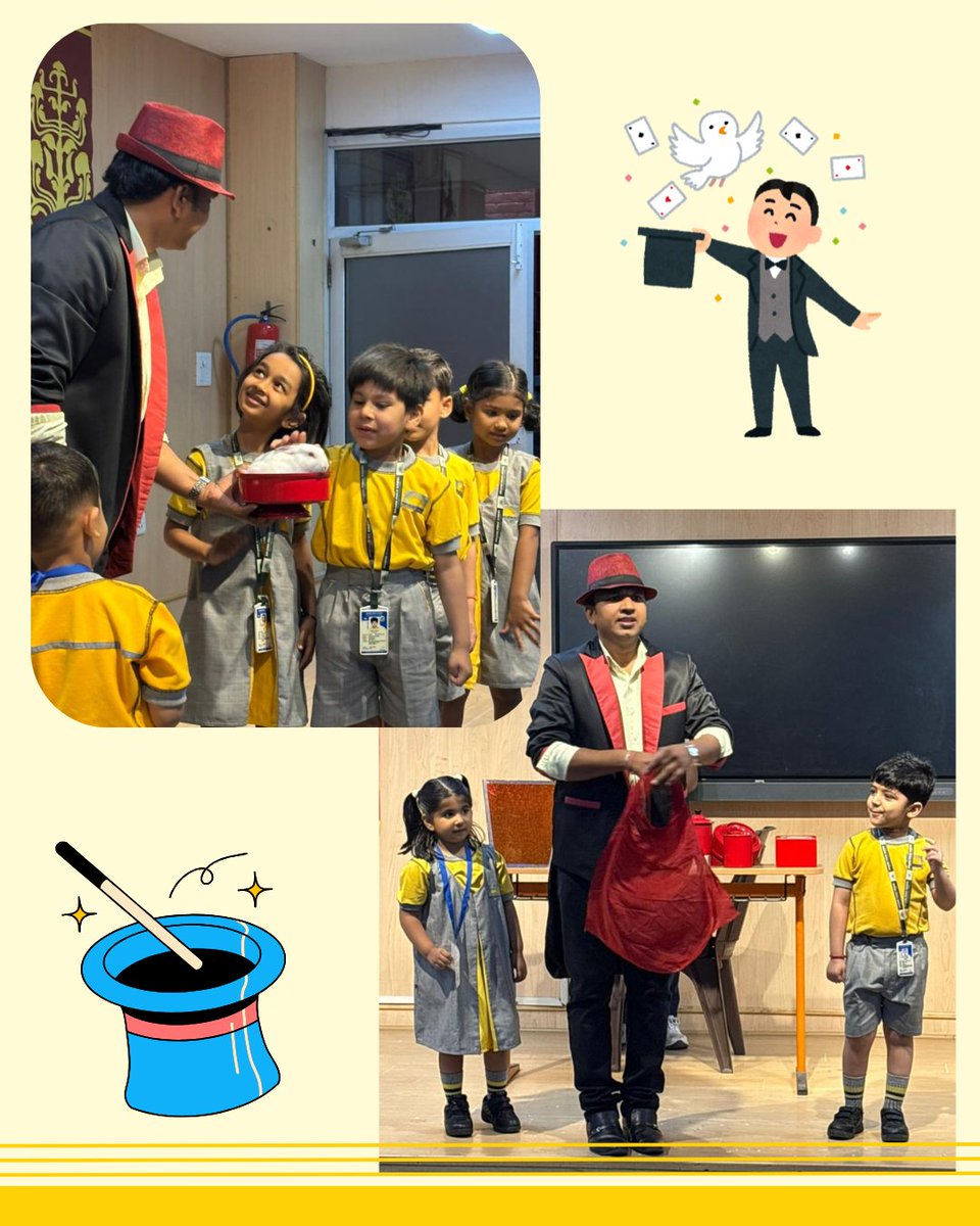 SpsMayurVihar's tweet image. Abracadabra moments and magical smiles! 📷📷
#MagicShow #LittleMagicians #WonderAndJoy #SchoolFun #SalwanPublicSchool #MayurVihar #ECD #MagicalMoments #HappyKids