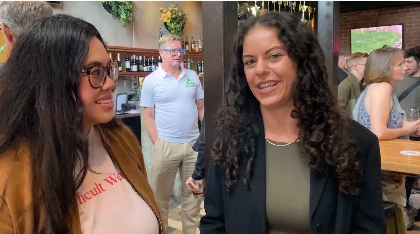 kavienna's tweet photo. Thanks Mark for your support! Men as allies is the strongest enabler for #DifficultWoman - to cultivate, nurture and build change in Australia 💚🩷
Soooo good meeting another educated, elegant and intelligent #womeninengineering @Ang_Di_Camillo on her campaign launch yesterday!
What a Queen 👸🏻 This is what educated looks like not culture wars! ✌️