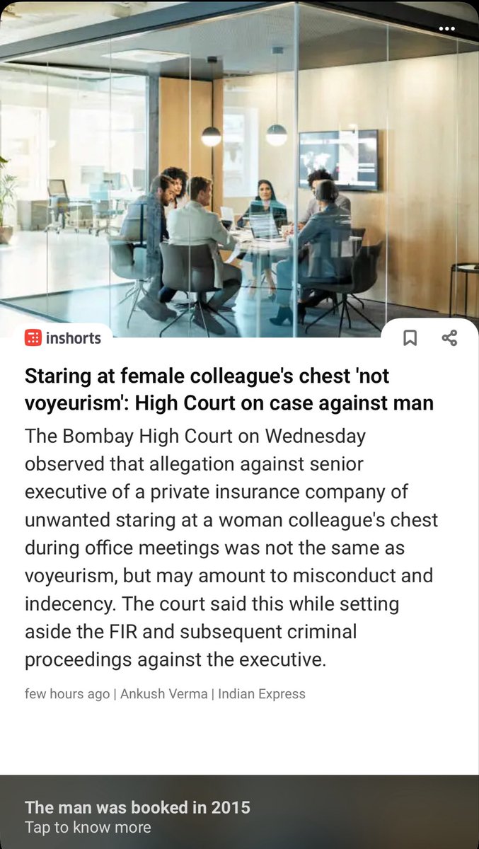 So now men are legally allowed to ogle at women’s breasts in office meetings?? Asking for myself so that i dont create an HR issue the next time i spy someone staring at me. Also, asking for a creepy office colleague if he can also catcall 👏👏
