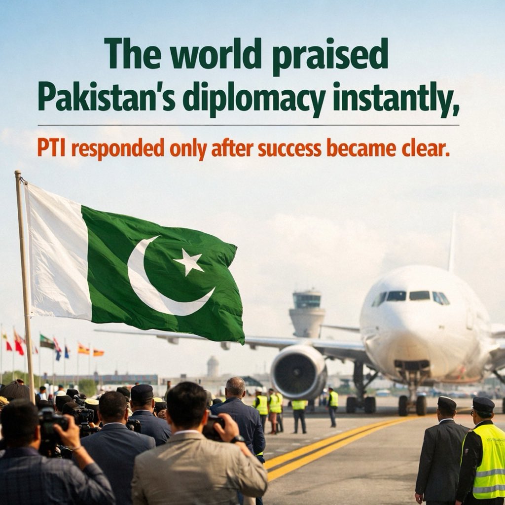 the_greeninsi8's tweet image. سفارتی میدان میں پاکستان کی بڑی کامیابی! دنیا بھر میں پذیرائی، لیکن سیاسی مخالفت میں اپوزیشن کا ردعمل ہمیشہ کی طرح تاخیر کا شکار رہا۔ ریاست پہلے، سیاست بعد میں۔ 🤝
#DiplomaticVictory #PakistanProgress #NationalInterest #WorldPraise #CurrentAffairs #PakistanFirst