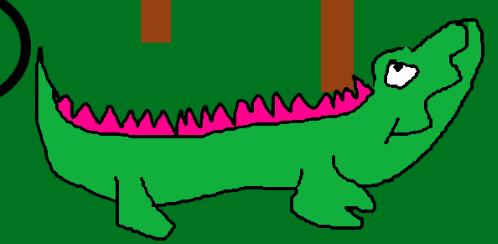 rattyondalean's tweet photo. i drew a super cool alligator dood!! https://t.co/HtEUxWUYWV