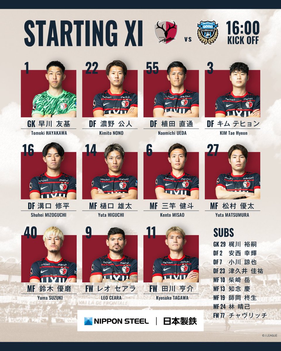 鹿島アントラーズ tweet media