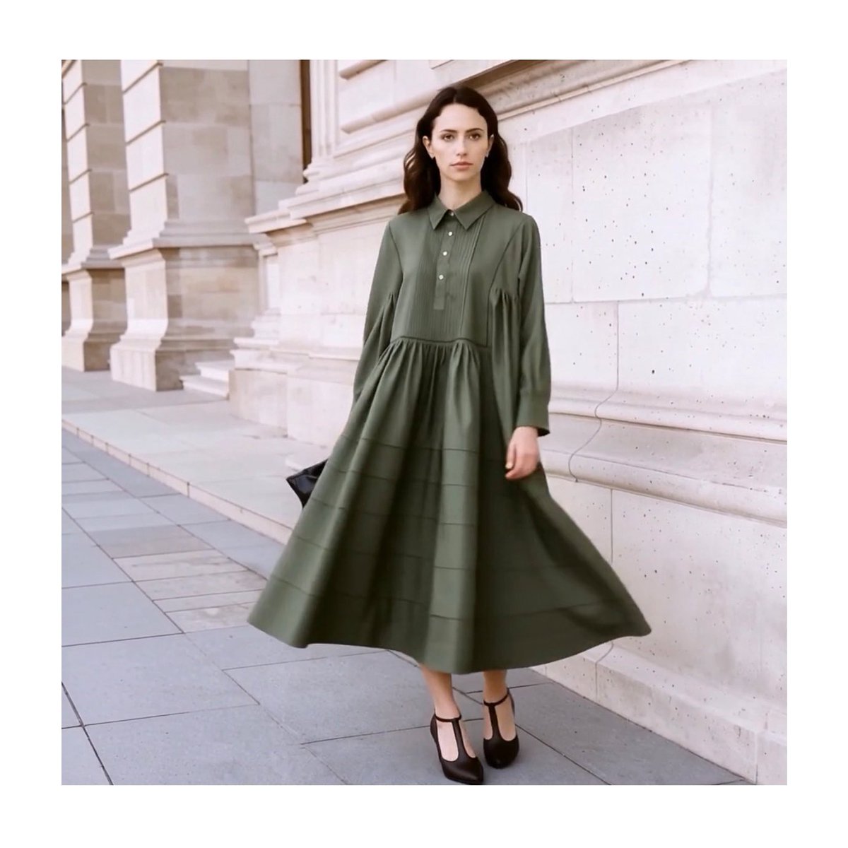 point_de_Japon's tweet photo. A custom look based on
“Pintuck Gathered Dress”
in khaki green 💚💚💚
Available on
https://t.co/oAETU9kFwb
for a limited time.
@point_de_japon #pointdejapon #handcrafted #khakigreen #cottondress #customlook #fashionsnap https://t.co/KqYNqEzR7t