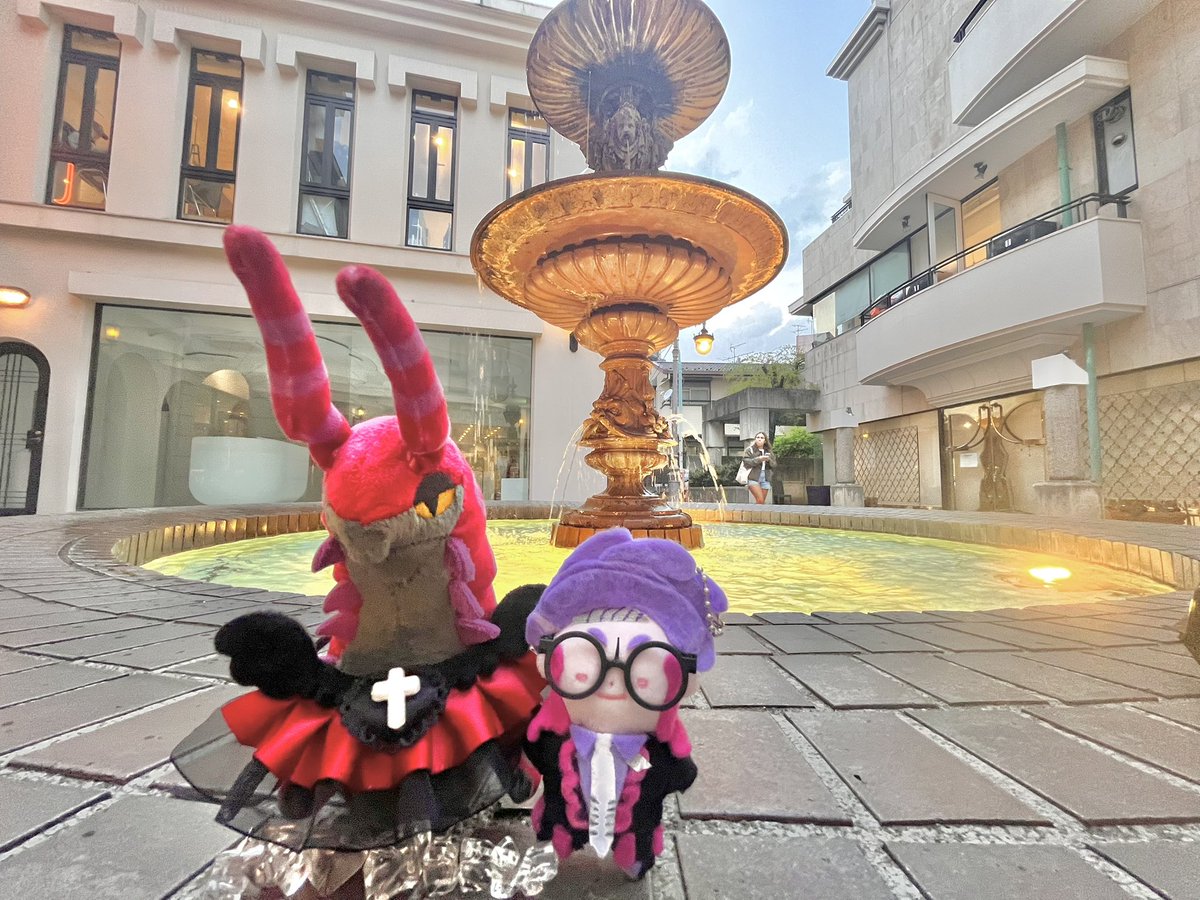 ミアレ風なフォトスポット発見💡✨
#カラスバ #ぬい活 #pokemon  #corbeau #推し活 #tokyo