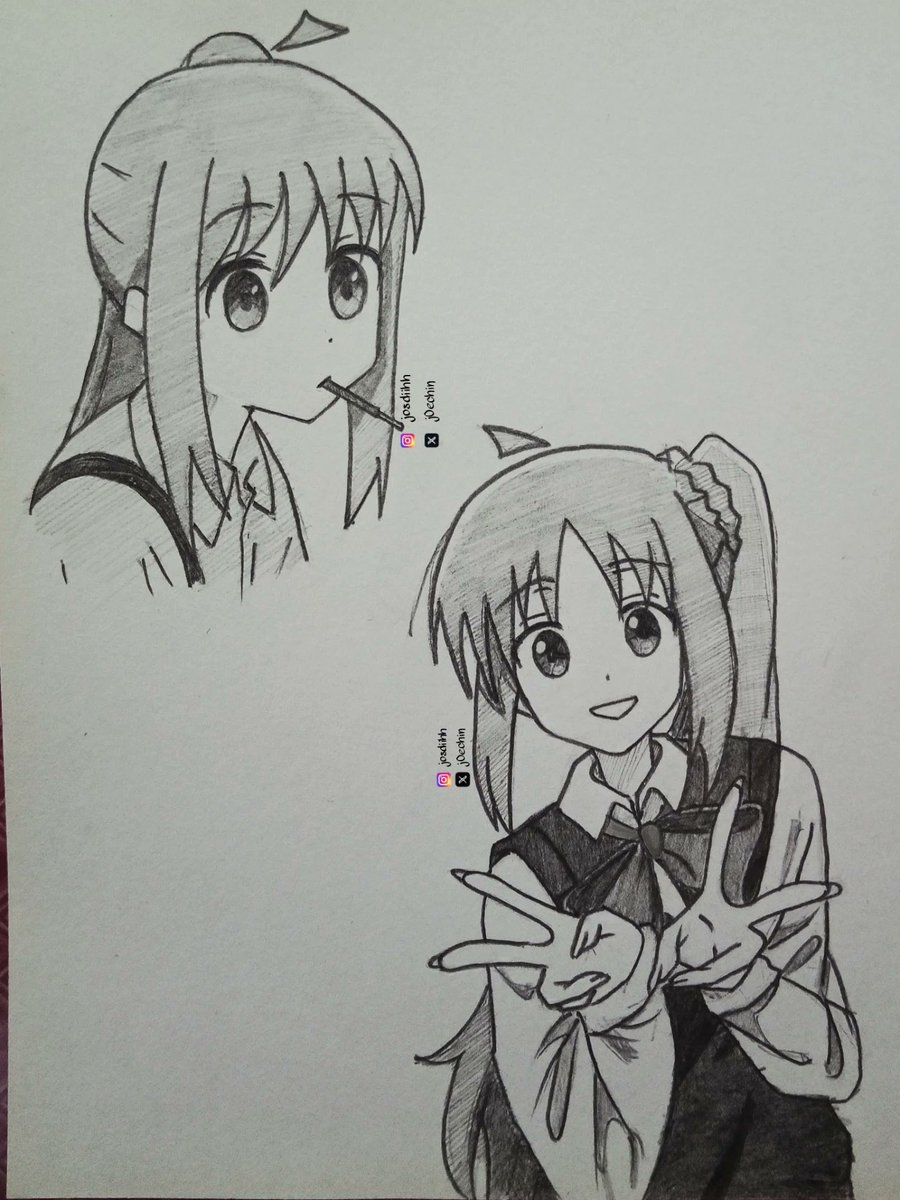 josdiihh's tweet photo. Nijika from Bocchi the rock in my style ✍️ 
#nijika #bocchitherock #fanart #drawing #art https://t.co/Lzd1Ors7XM