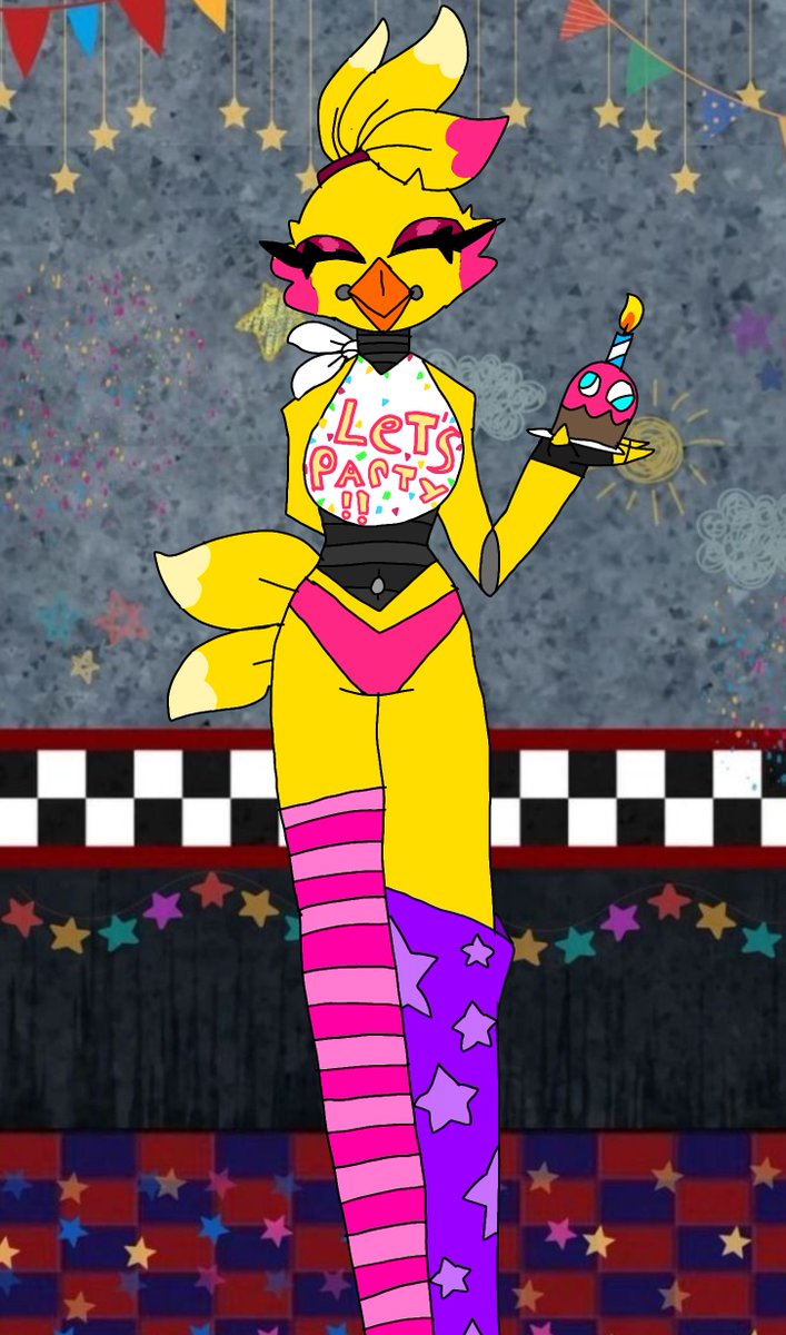 XxmoondropsX's tweet photo. Toy chica headcanon  design:3 #toychica #fnaf https://t.co/AflEPguYwR