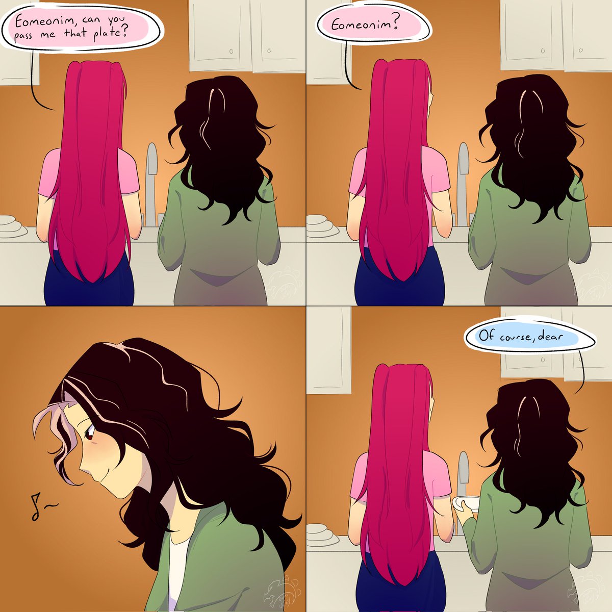 DragonWhimsical's tweet photo. Celine, u are the mother (implied #polytrix) https://t.co/QJZ0rBRzbJ