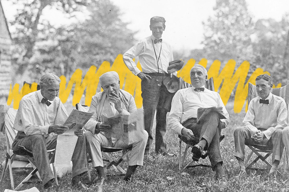 witzshared's tweet image. Thomas Edison went #camping with a U.S. #president. buff.ly/fOQMx9l.