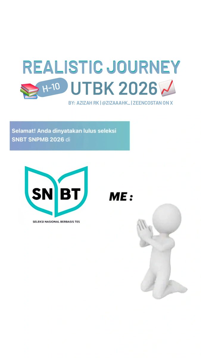 zeencostan's tweet photo. CHITCHAT COUNTDOWN UTBK 2026
#UTBK https://t.co/j89R92UFiZ