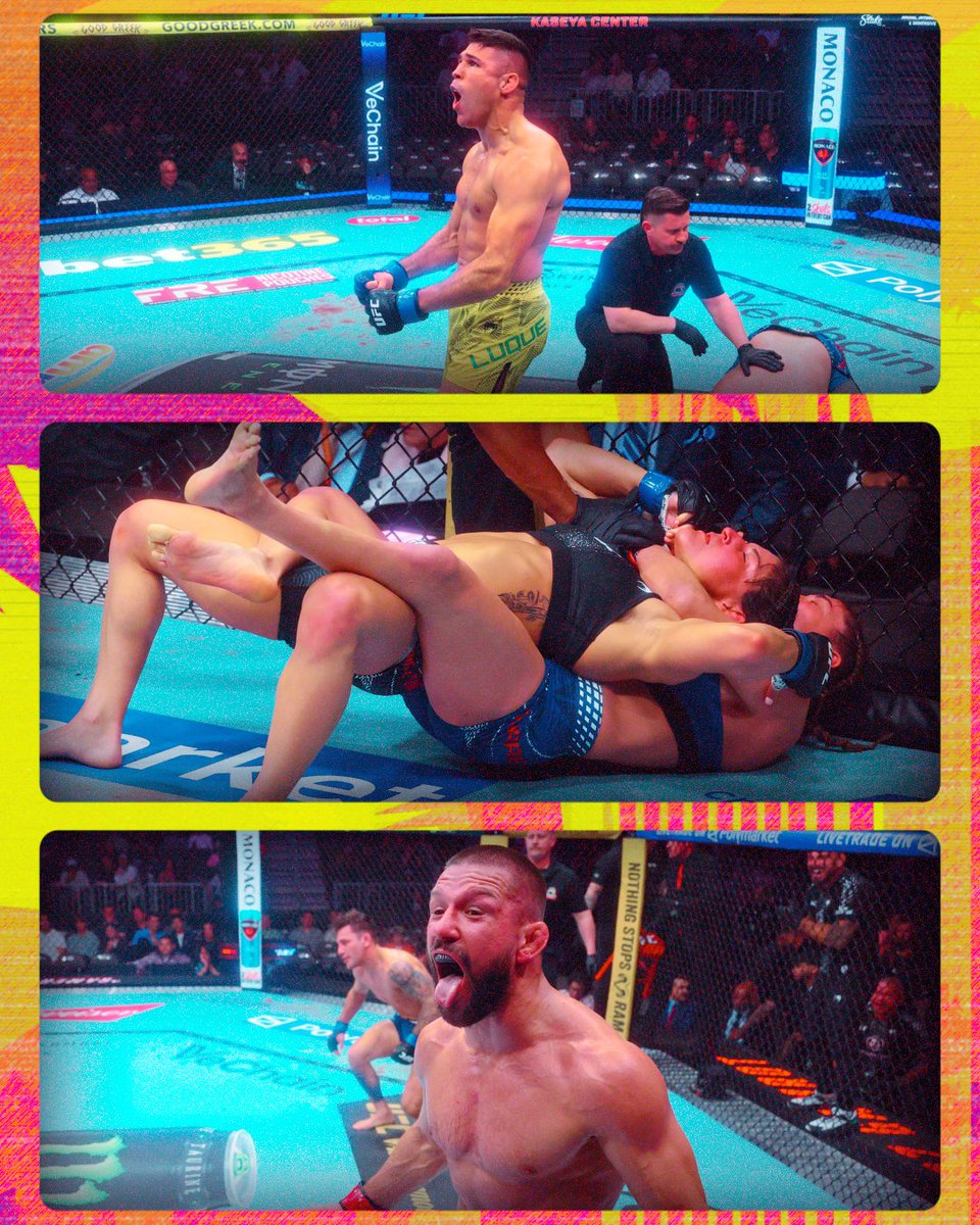 ufc's tweet photo. Another night in Miami 🥳

We'll be talking about these #UFC327 finishes for a long time! https://t.co/LpwKdkPmDx