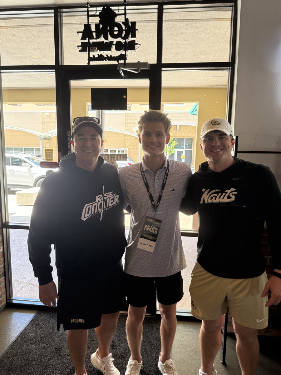 Great visit to UCF today. Appreciated the time with the staff and getting a closer look at the program. Excited to continue building the relationship!