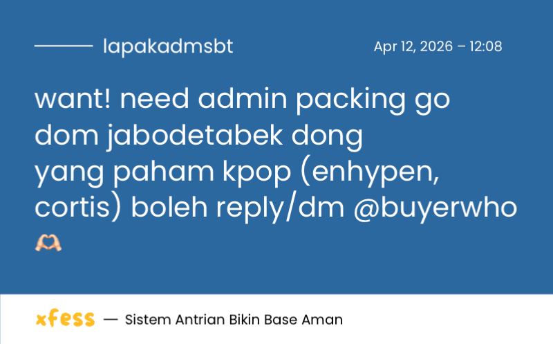 Lapak Adm dan Partner tweet media