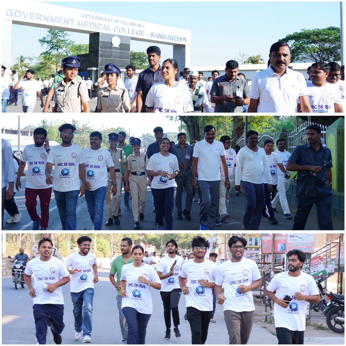 MamidalaPavan4's tweet photo. 🏃‍♂️ WORLD HEALTH DAY – 5K RUN 🌍
April 7, 2026
🔸Organized by Government Medical College, Sangareddy
🔸With our Chief Guest @Collector_SRD
Pravinya  Madam, whose presence made the event even more special 🙏and  MLC @AnjiReddy_BJP sir 
medak,nizamabad,adilabad, karimnagar https://t.co/hAOJKGgCpd