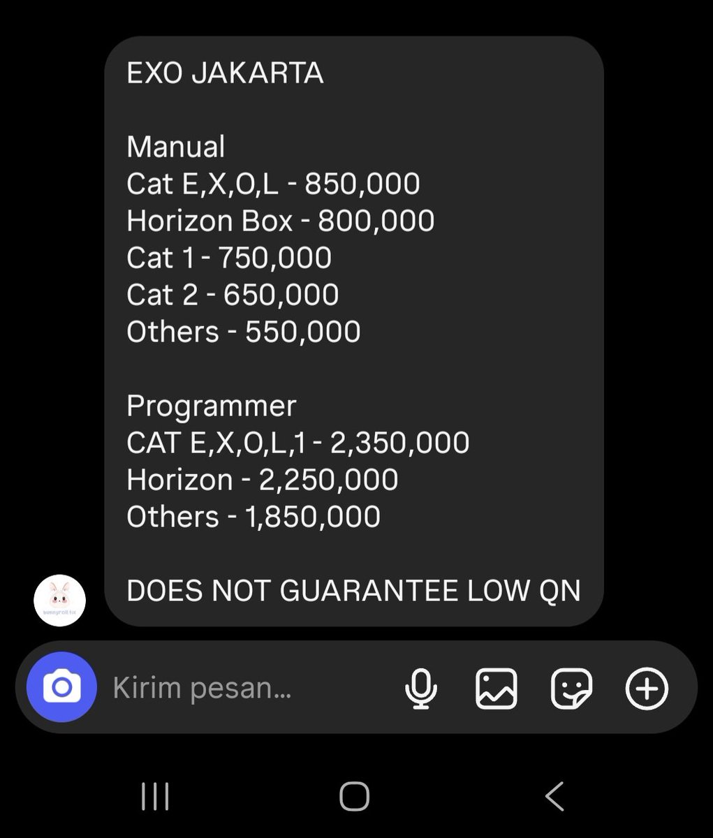 sahara_senja's tweet photo. @n0tqw Udah mah akun jastip dia kalo open harga gak wajar semua mulai dari yg manual sampe.programmer the real aji mumpung https://t.co/gKo97fT9TH