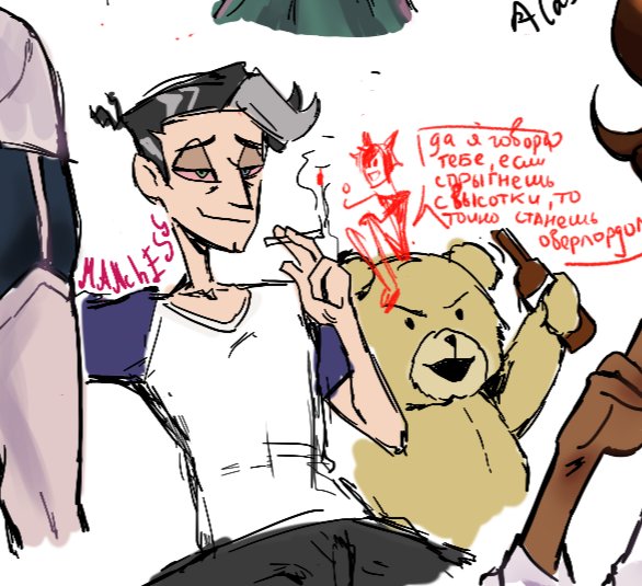 WManet11981's tweet image. #hazbinhotelvox #ted #vincentwhittman