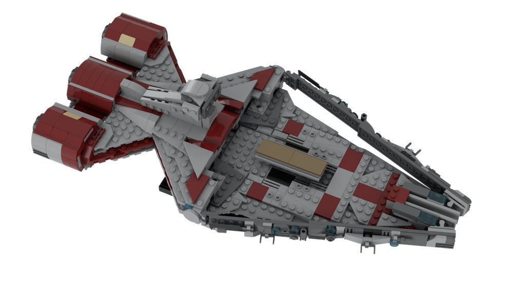 Rebrickable's tweet image. Republic Arquitens Class - 75362 + 75441 alternative by zsoltom reb.li/m/258562?spot=… #lego #rebrickable #legomoc