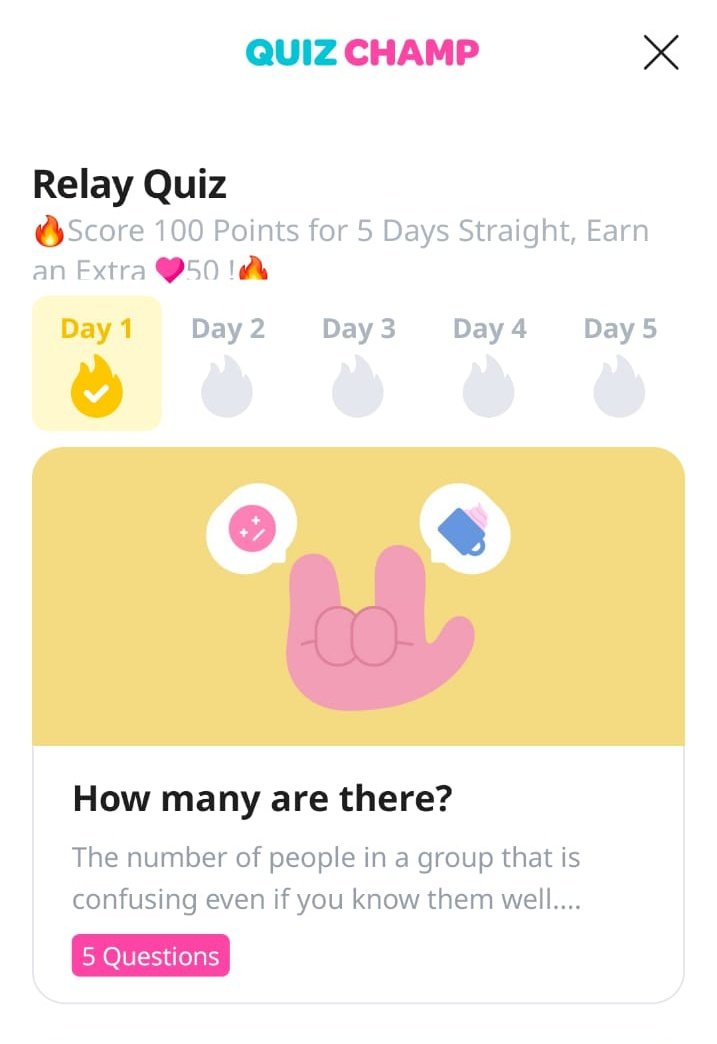 IdolChampTeam ~ Quizzes tweet media