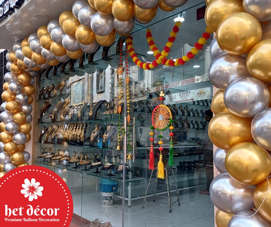 hetdecor's tweet photo. Turning openings into unforgettable celebrations 🎈✨

Our balloon décor made this shop launch stand out and shine!

#grandopening #balloondecoration #shopopening #balloondecor #hetdecor https://t.co/HtCbUWfOh3