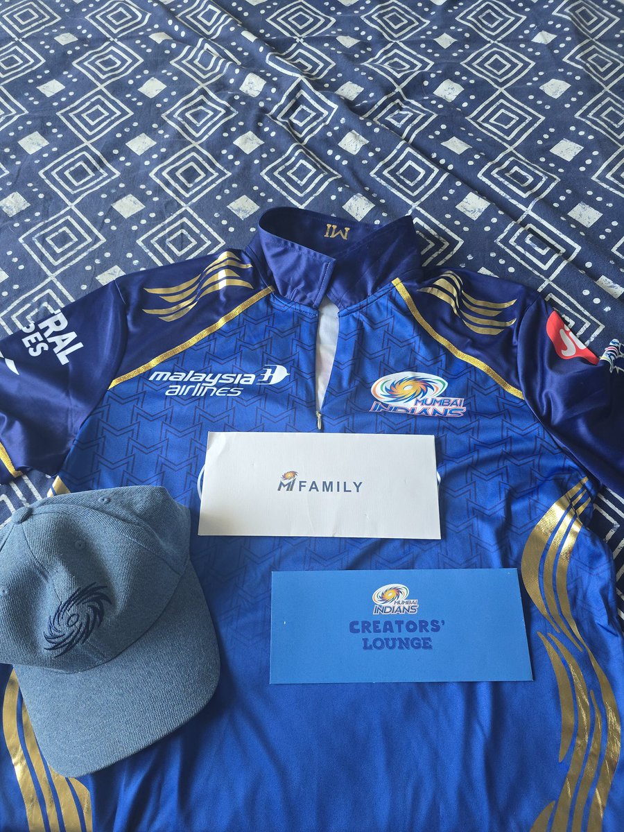 APTalksCricket's tweet photo. Thank you 💙 @mipaltan for taking care of your genuine fans. No matter what the result is today, lets make the atmosphere as intimidating for the opposition as we can. 💪 https://t.co/ifiYww2Vrp
