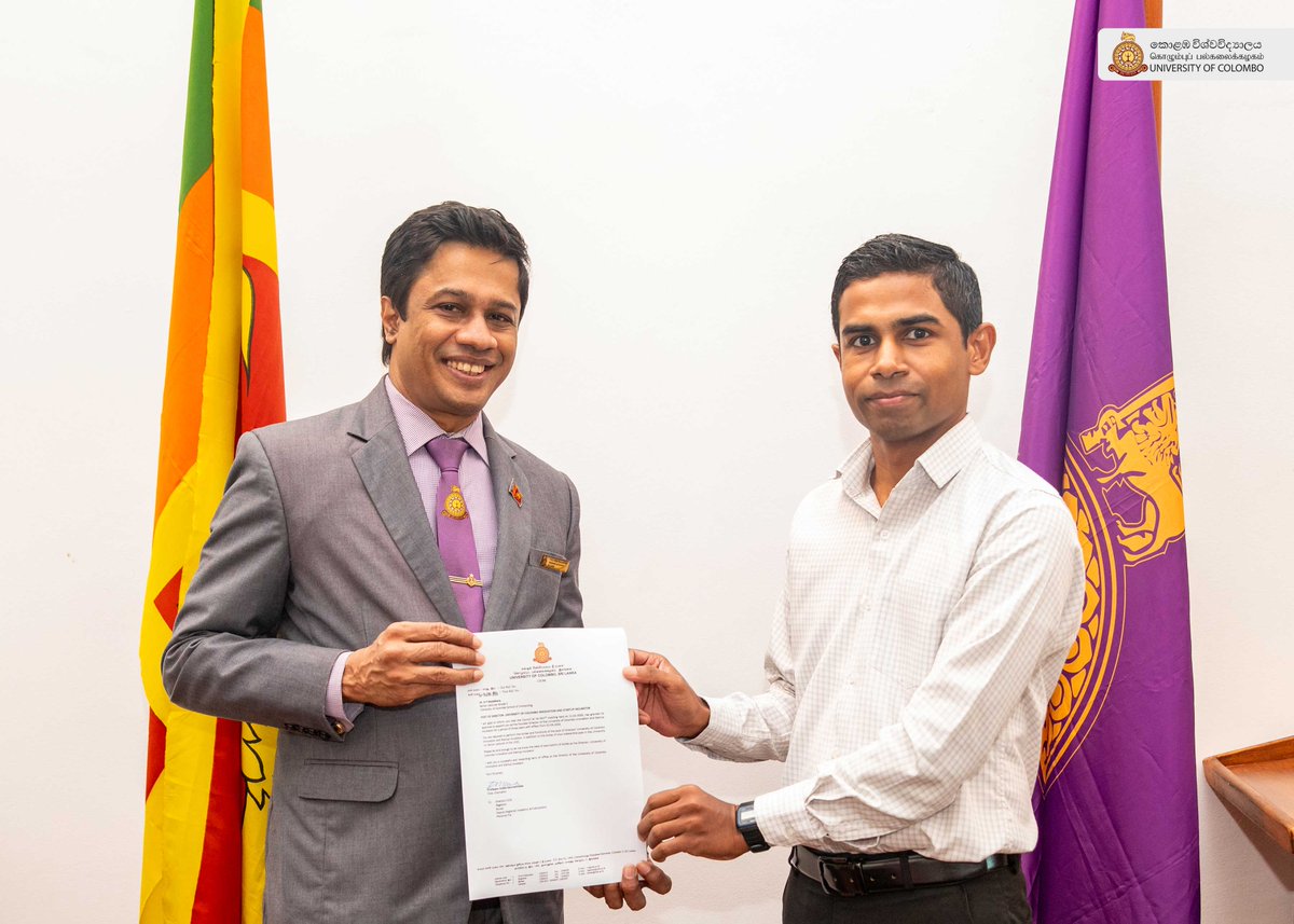 ColomboUni's tweet image. New Directors Appointed to Interdisciplinary Disaster Resilience Research and Response Centre (ID-3RC), Innovation &amp;amp; Startup Incubator and Statistical Unit.
cmb.ac.lk/new-directors-…
#Innovation #DisasterResilience #StartupEcosystem #DataDriven #HigherEducation