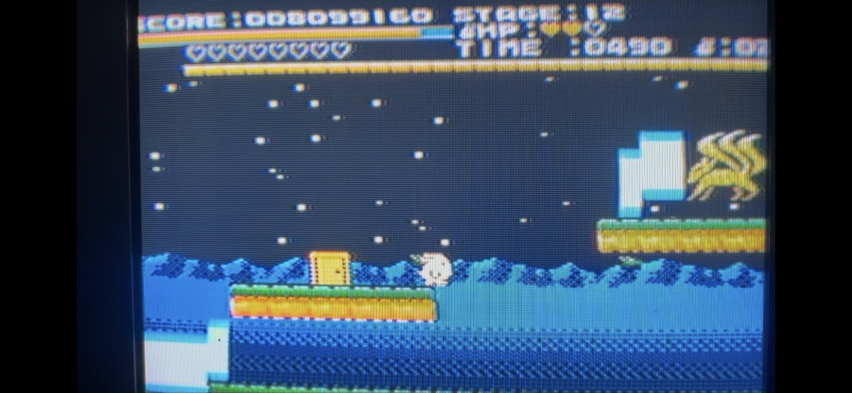 spiketosh's tweet image. 朗報：やっと購入できたMSX「Rabbit Adventure 」最高😆👍 最初操作感覚に少し難しさを感じますが、それがまた良い刺激になりサクサク人参集められた時の気持ち良さと4面事のボス戦のドキドキ感が楽しすぎます🎵 少ない容量にギュッとレトロゲームの良さが詰まった素晴らしい作品😊　#MSX @thara1129